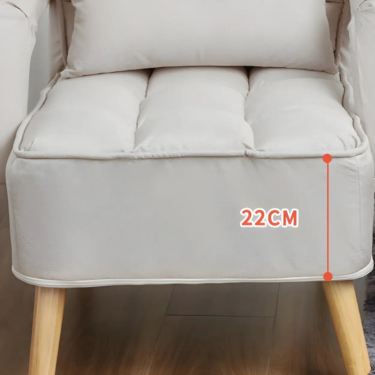 Pink Contemporary Plush Fabric Home Office Chairs Image - 14
