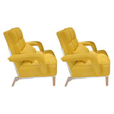 Pink Contemporary Plush Fabric Home Office Chairs Image - 19