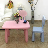 Pink Rectangular Fixed Toddler Table Chair 2 Piece Set Image - 5