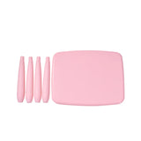 Pink Rectangular Fixed Toddler Table Chair 2 Piece Set Image - 7
