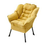Pink Small Snowflake Velvet Recliners with Ottoman Image - 9
