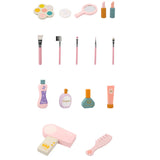 Pink Storage Drawers Wood Princess Kids Vanity Set Image - 22