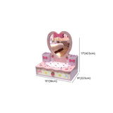 Pink Storage Drawers Wood Princess Kids Vanity Set Image - 35