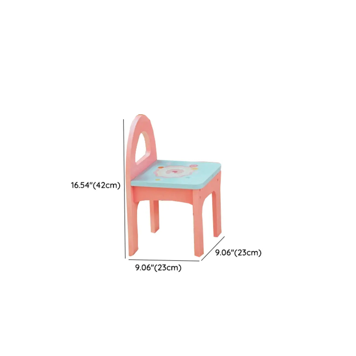 Pink Storage Drawers Wood Princess Kids Vanity Set Image - 45