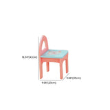 Pink Storage Drawers Wood Princess Kids Vanity Set Image - 45