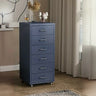 Pink Vertical Metal Casters Drawer Chest for Bedroom Image - 30
