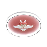 Playful Blue Astronaut LED Flush Mount Ceiling Light Image - 6
