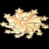 Playful Star-Shaped Dimmable LED Flush Mount Light Image - 7