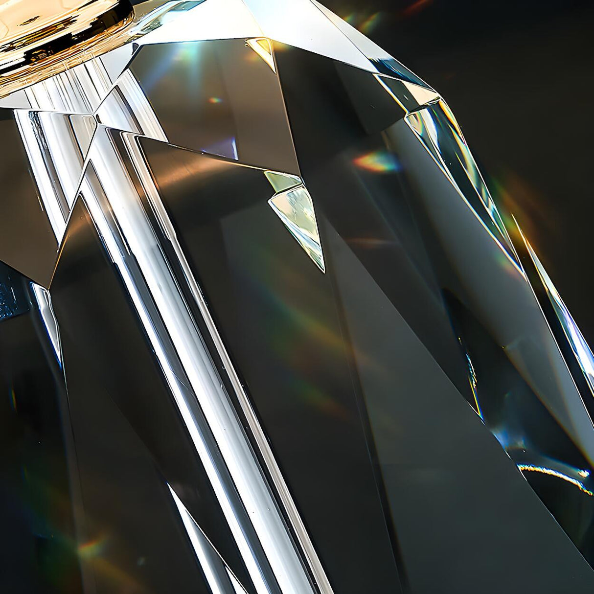 Plug-In Barrel Shade Luxury Crystal Base Table Lamp Image - 5