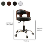 Pneumatic Adjustable Fabric Swivel Sliding Bar Stool Grey Image - 22