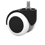 Pneumatic Adjustable Fabric Swivel Sliding Bar Stool Grey Image - 7