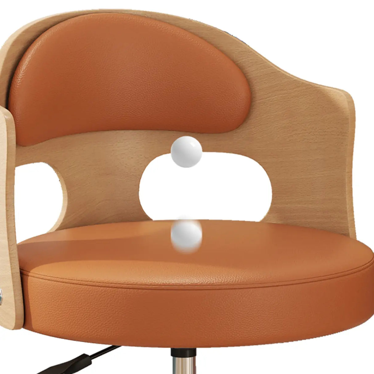 Pneumatic Adjustable Fabric Swivel Sliding Bar Stool Grey Image - 9