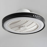 Polished Modern Bladeless LED Ceiling Fan with Light Image - 10