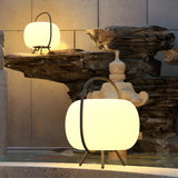 Portable Solar LED Outdoor Table Lantern Pillar Light Image - 1