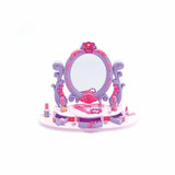 Princess Purple Castle Vanity with Mirror and Storage Image - 2
