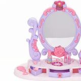 Princess Purple Castle Vanity with Mirror and Storage Image - 9