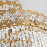 Prismatic Crystal Spiral High Ceiling Foyer Chandelier Image - 5