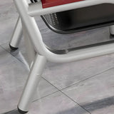 Purple Stain Resistant Faux Leather Beam Seating Image - 10