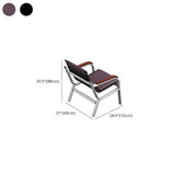 Purple Stain Resistant Faux Leather Beam Seating Image - 13