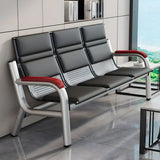 Purple Stain Resistant Faux Leather Beam Seating Image - 5