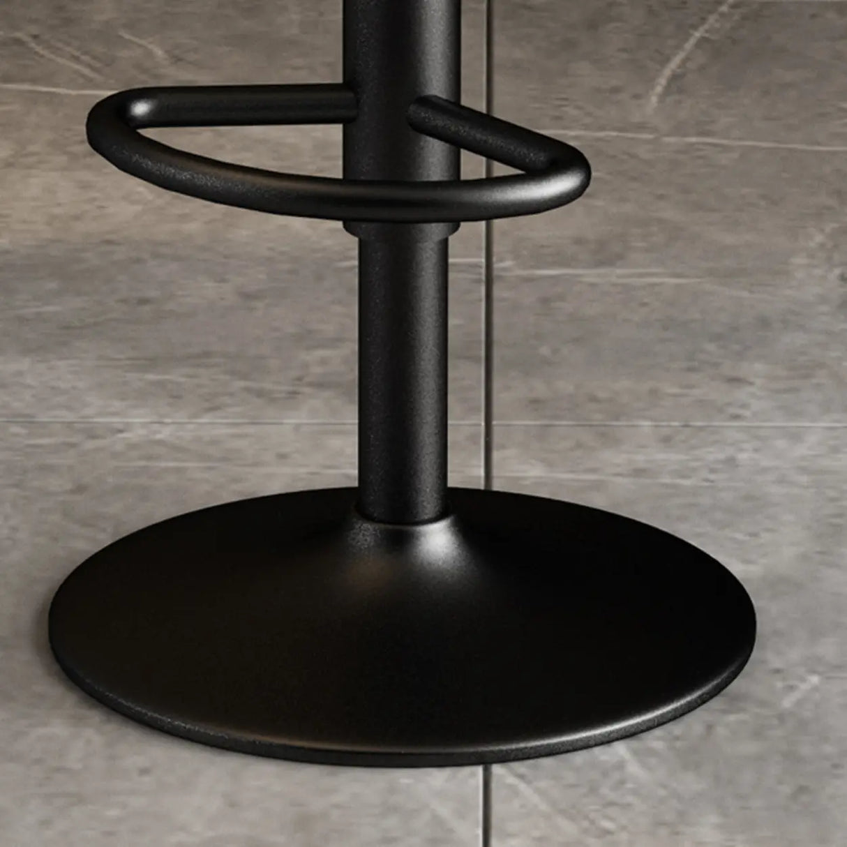 Rabbit Ears Square Leather Adjustable Swivel Bar Stool Image - 11