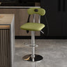 Rabbit Ears Square Leather Adjustable Swivel Bar Stool Image - 12