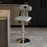 Rabbit Ears Square Leather Adjustable Swivel Bar Stool Image - 6