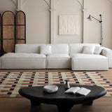 Recliner Included L-Shape Leather Gray Comfort Sofa Set Image - 1