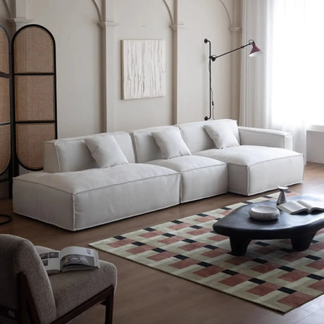 Recliner Included L-Shape Leather Gray Comfort Sofa Set Image - 2