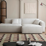 Recliner Included L-Shape Leather Gray Comfort Sofa Set Image - 4