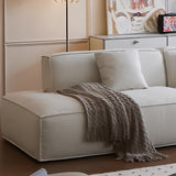 Recliner Included L-Shape Leather Gray Comfort Sofa Set Image - 5