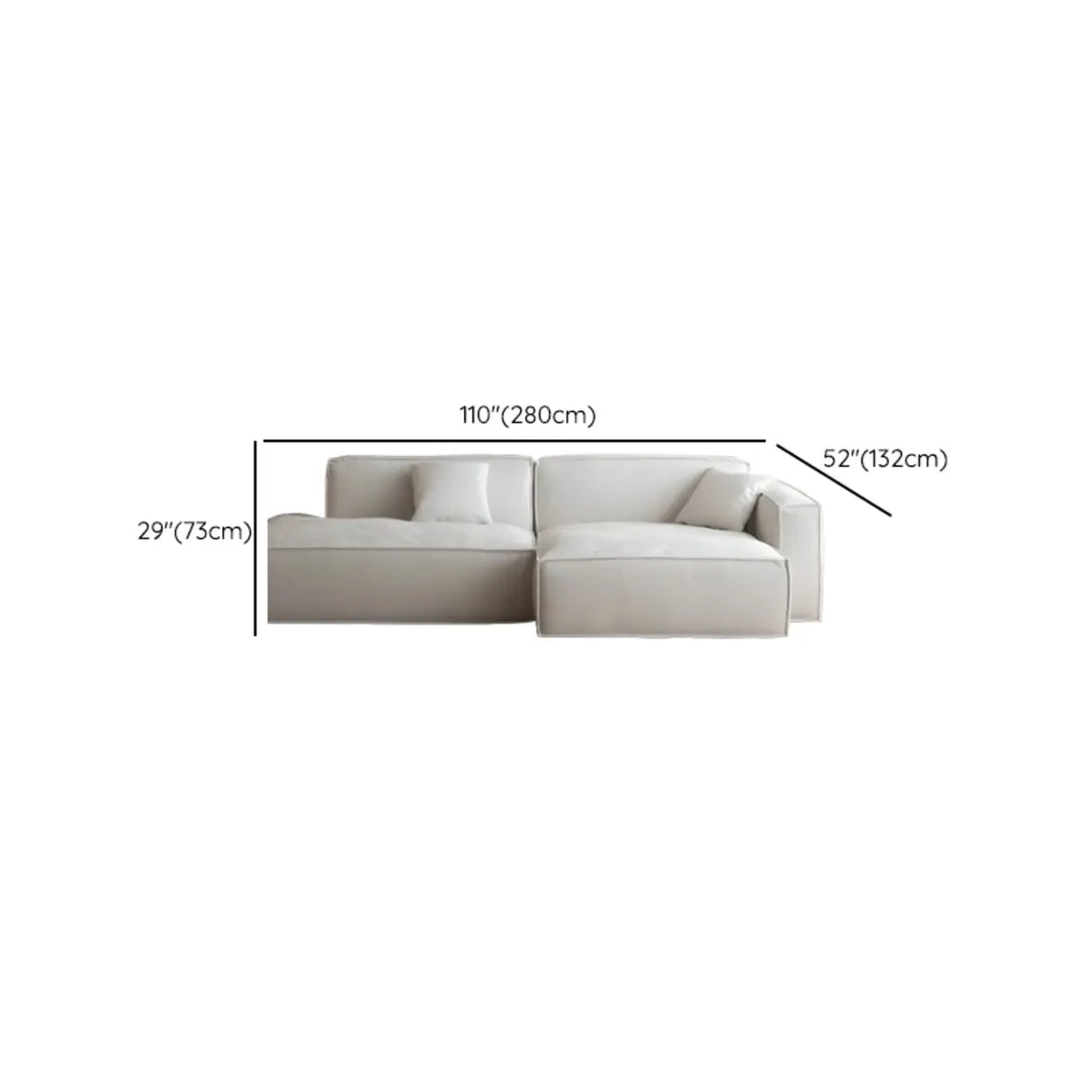 Recliner Included L-Shape Leather Gray Comfort Sofa Set 