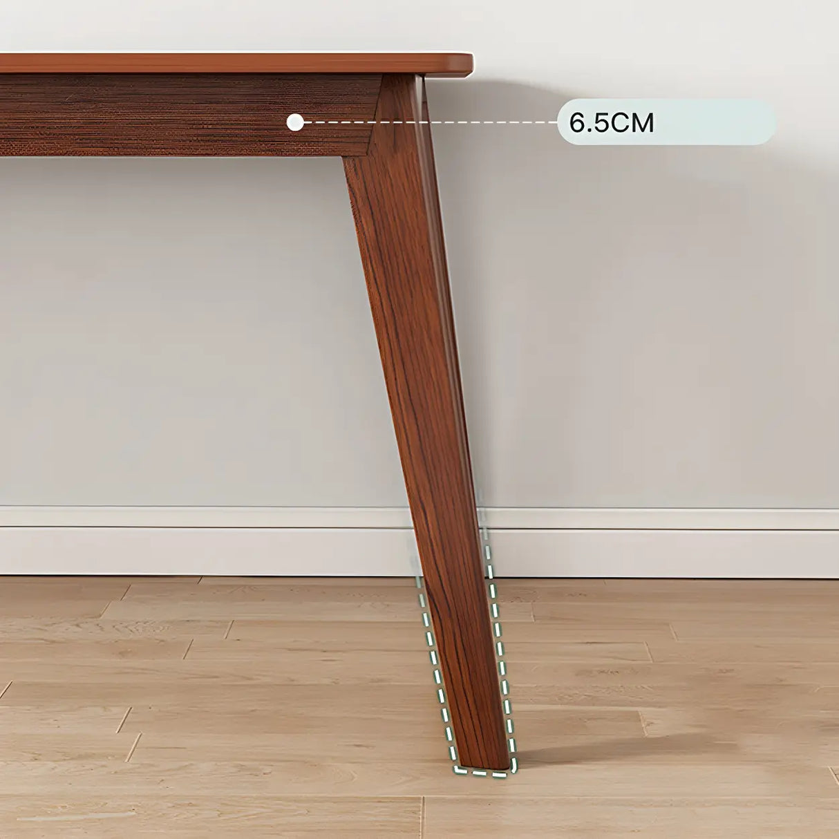 Rectangle Manufactured Wood Two-Person Writing Desk Image - 11