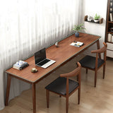Rectangle Manufactured Wood Two-Person Writing Desk Image - 5