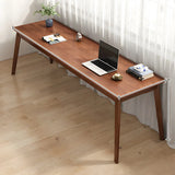 Rectangle Manufactured Wood Two-Person Writing Desk Image - 6