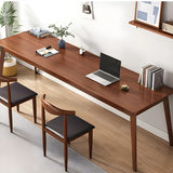 Rectangle Manufactured Wood Two-Person Writing Desk Image - 7