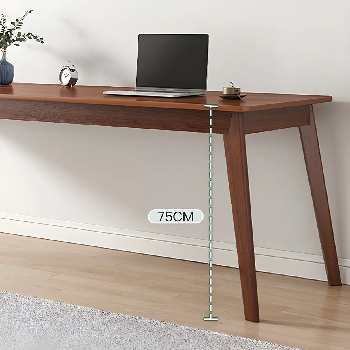 Rectangle Manufactured Wood Two-Person Writing Desk Image - 9