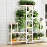 Rectangle Metal Indoor Large Crate Plant Stand Brown Image - 17