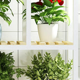 Rectangle Metal Indoor Large Crate Plant Stand Brown Image - 18