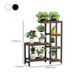 Rectangle Metal Indoor Large Crate Plant Stand Brown Image - 23