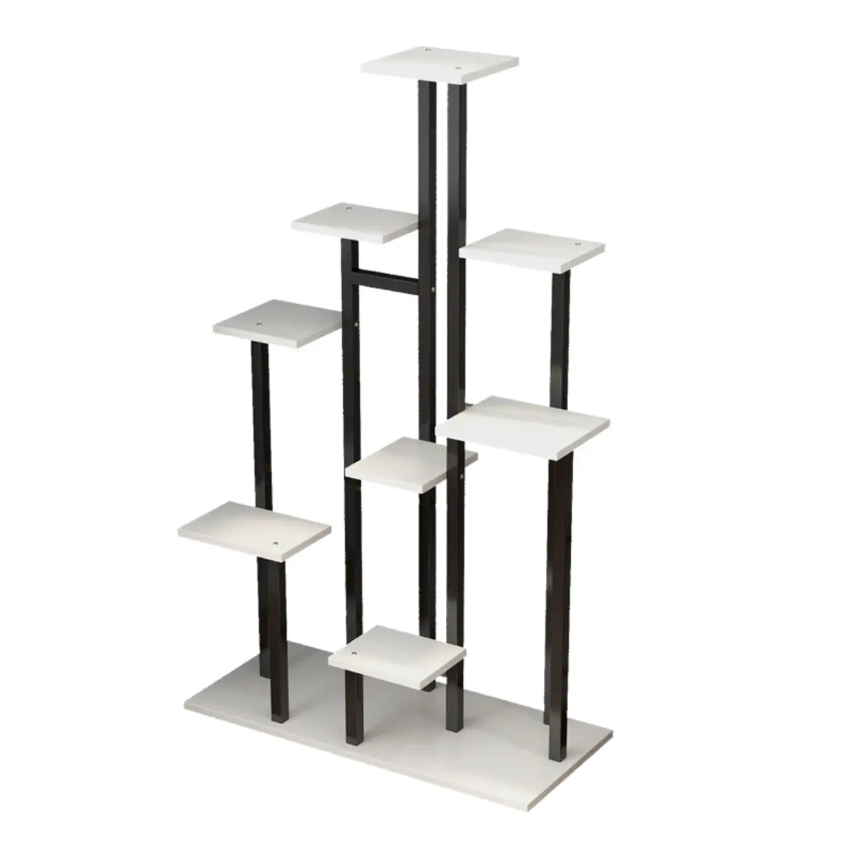 Rectangle Wood Floor Multi-Tiers Storage Plant Stand Image - 10