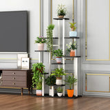 Rectangle Wood Floor Multi-Tiers Storage Plant Stand Image - 13