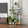 Rectangle Wood Floor Multi-Tiers Storage Plant Stand Image - 13