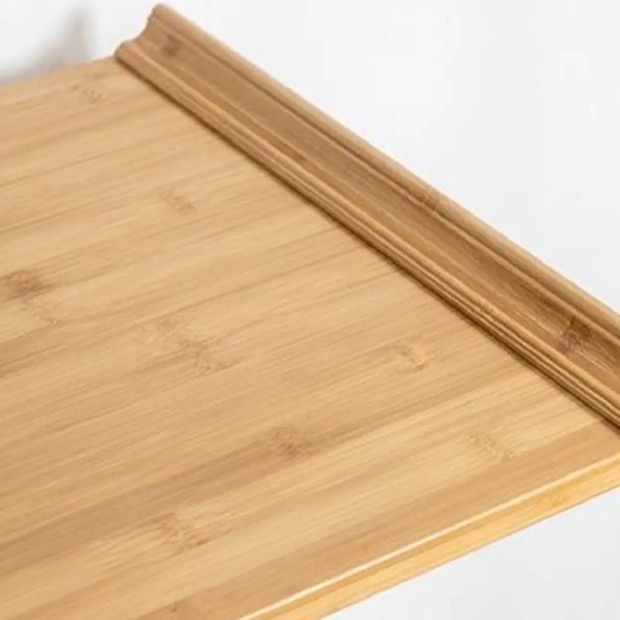 Rectangular Bamboo Natural Hall Storage Console Table Image - 4