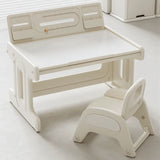 Rectangular Beige Toddler Desk Cahir 2 Piece Set Image - 1
