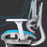 Red Adjustable Comfort Swivel Ergonomic Mesh Office Chair Image - 12