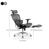 Red Adjustable Comfort Swivel Ergonomic Mesh Office Chair Image - 17