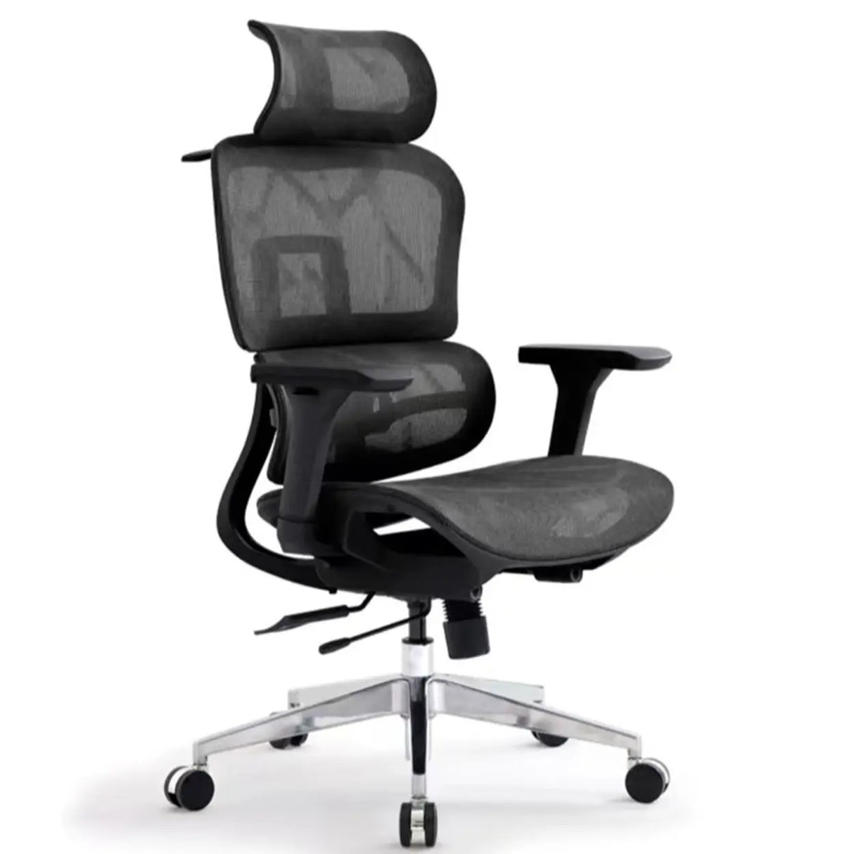 Red Adjustable Comfort Swivel Ergonomic Mesh Office Chair Image - 7