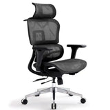 Red Adjustable Comfort Swivel Ergonomic Mesh Office Chair Image - 7