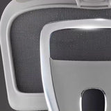 Red Ergonomic Mesh Adjustable Office Chair with Headrest Image - 11